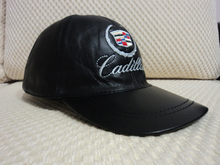 Cadillac Leather Black Baseball Hat Cap [BUY 1 GET 1 FREE]