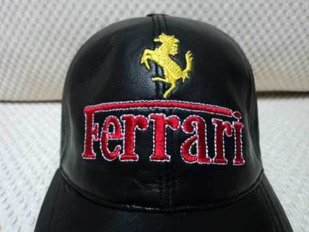 Ferrari Leather Hat / Cap