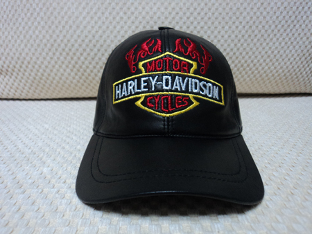 Harley Davidson Leather Hat / Cap